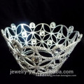 Full Round diamond princess crown for girls, jewelry bridal crown, round pageant tiara